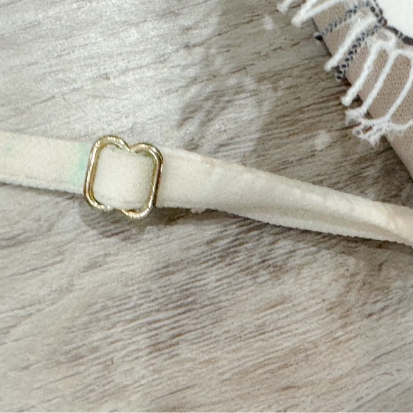 Lulus delicate darling beige and ivory lace bodycon high neck dress ❤️ - Picture 13 of 15